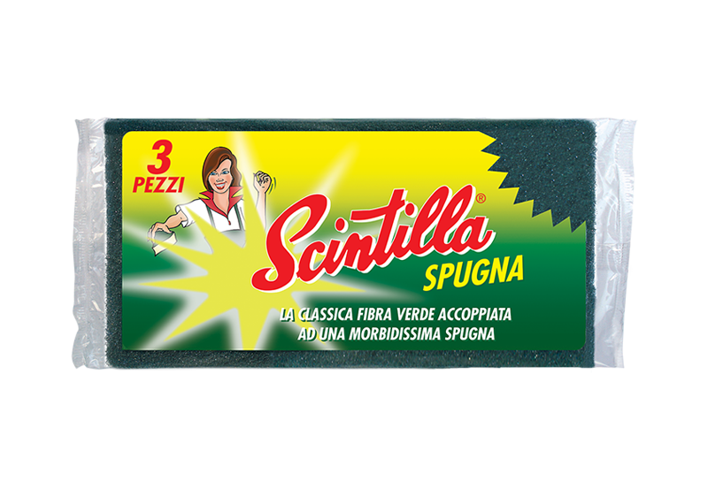 SPUGNA ABRASIVA SCINTILLA x3pz